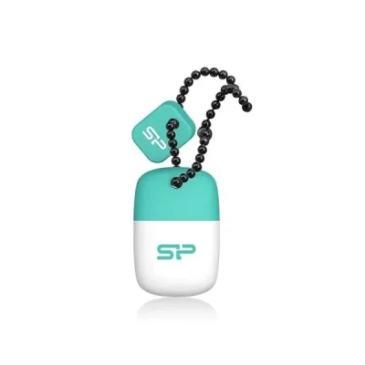 فلش مموری USB 3.1 سیلیکون پاور مدل Jewel J07 ظرفیت 64 گیگابایت سبز آبی